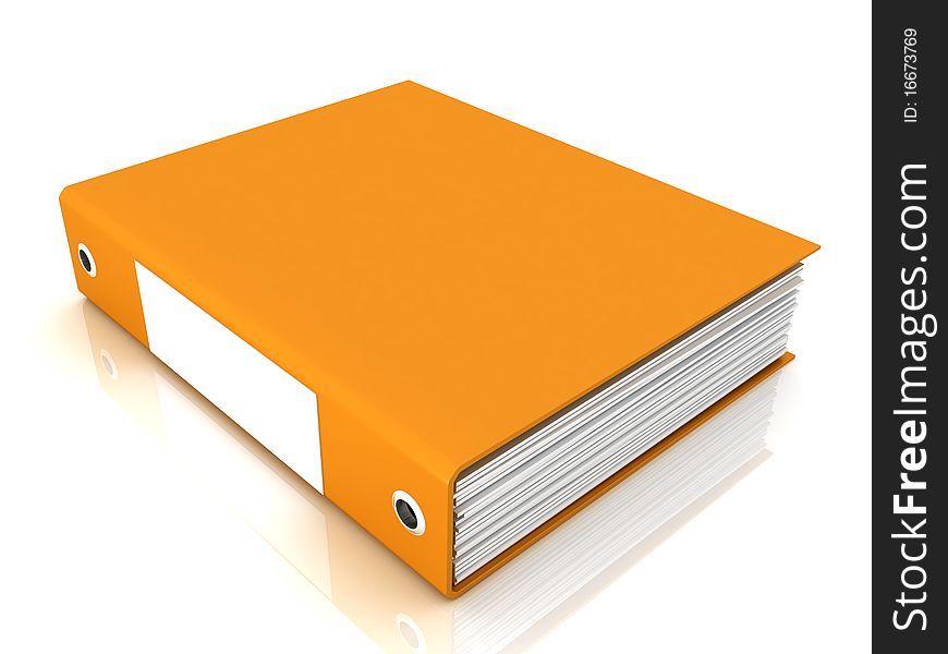 Documents stack isolated on the white. 3D render. Documents stack isolated on the white. 3D render.