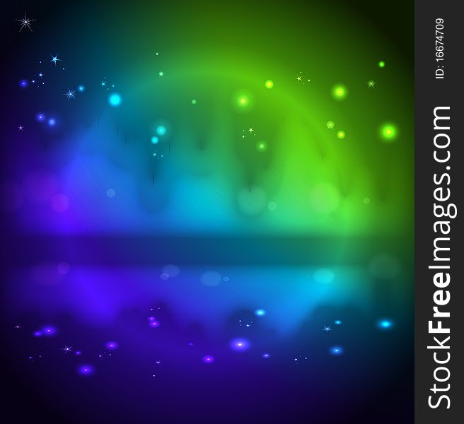 Abstract background with glowing elements