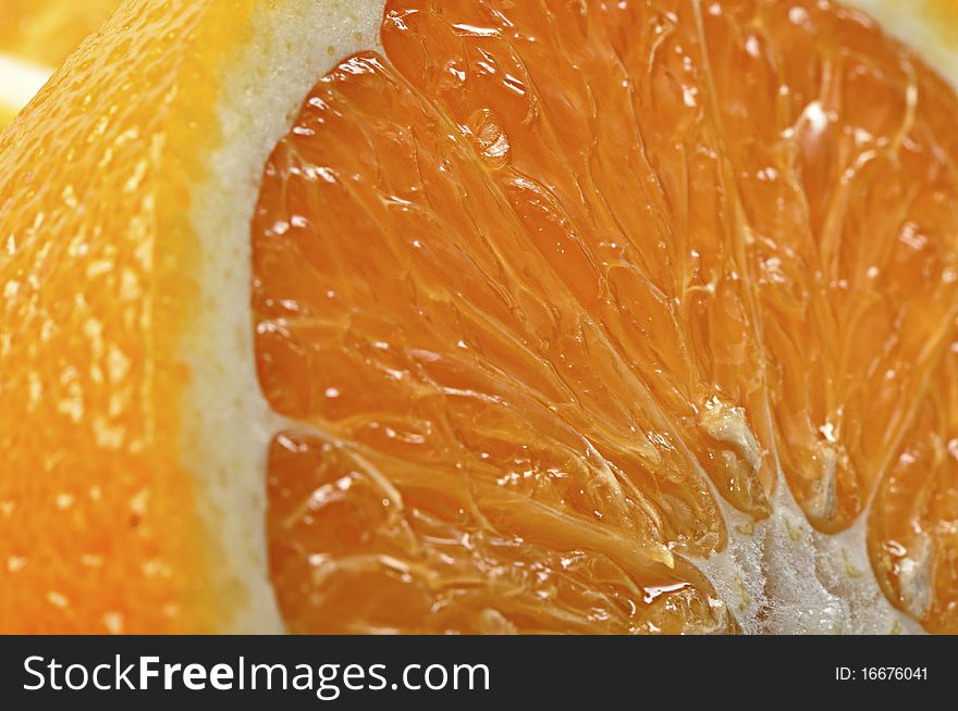 Rich orange slices