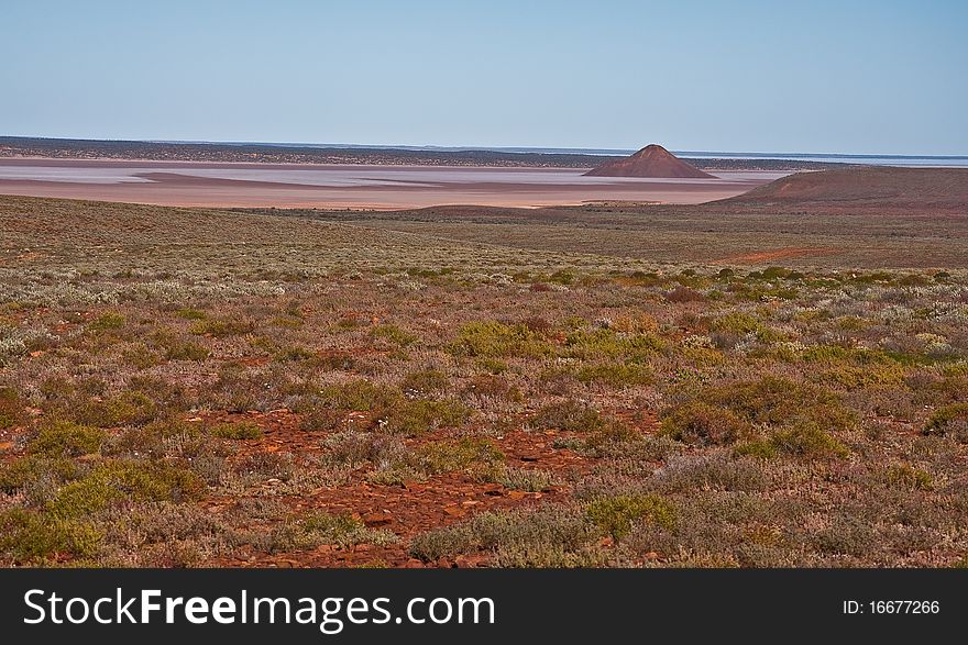 Landscape of the red australian desert, norther territory. Landscape of the red australian desert, norther territory