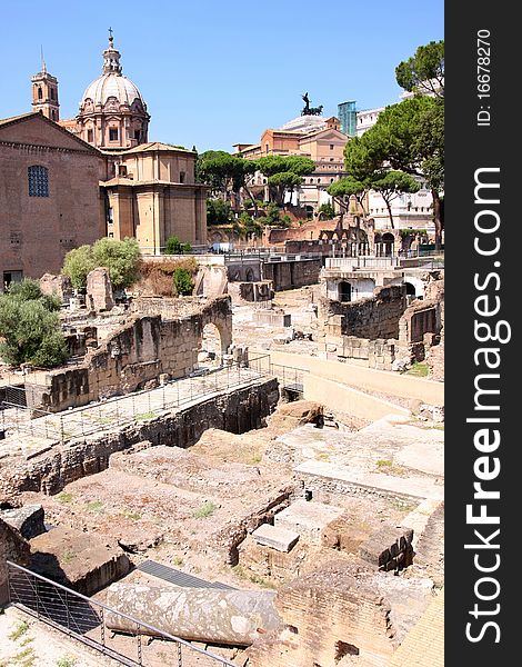 Ruins Of The Roman Forum