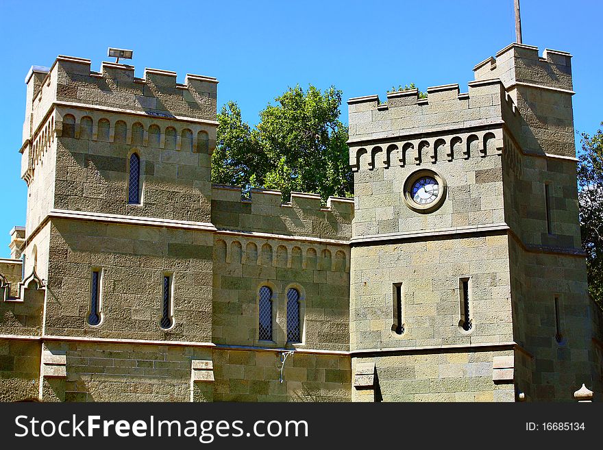 Old palace built from a stone