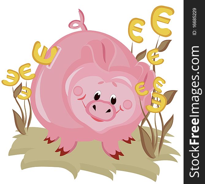 Piggy Bank,euro