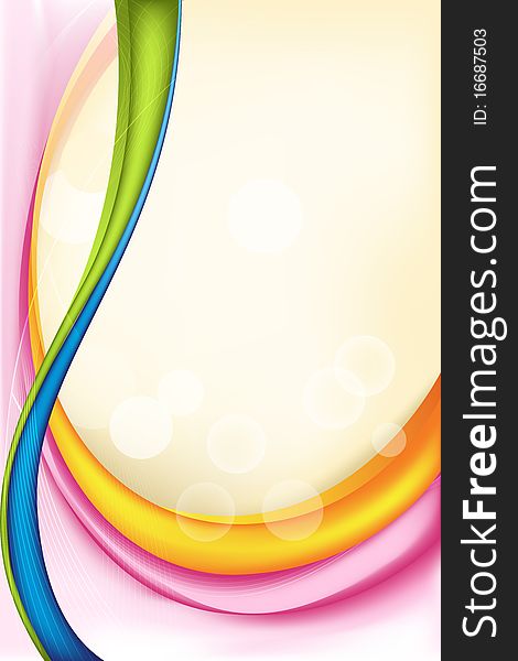 Illustration of colorful abstract  background