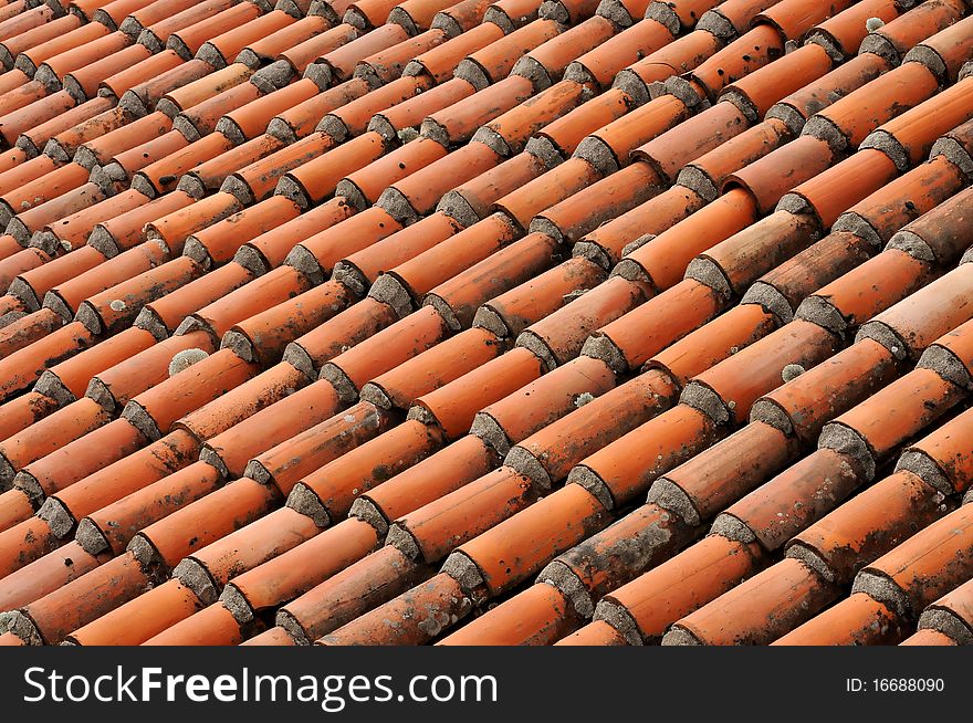 Traditional roof tiles