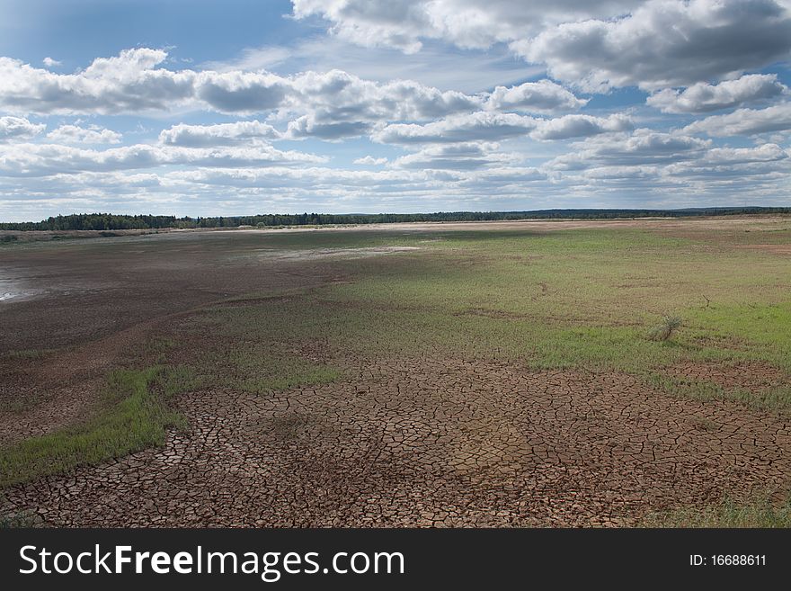 Dried Earth near the lake