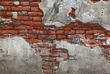 Fragment Red Brick Wall Royalty Free Stock Photography Fragment Red Brick Wall Royalty Free Stock Photography