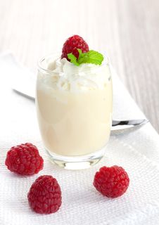 Vanilla Dessert Royalty Free Stock Photo Vanilla Dessert Royalty Free Stock Photo