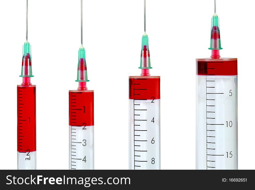 Four Disposable Syringe