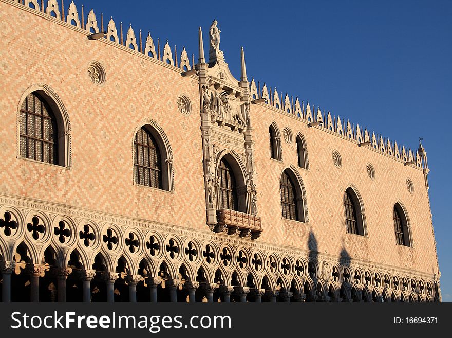 Palace of the doges in Venice