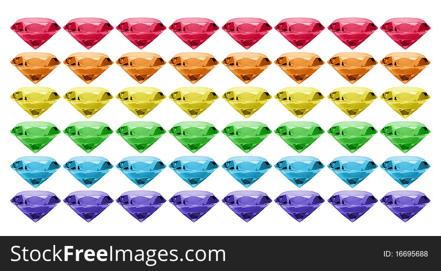 A banner or flag with rainbow colored diamonds. A banner or flag with rainbow colored diamonds.