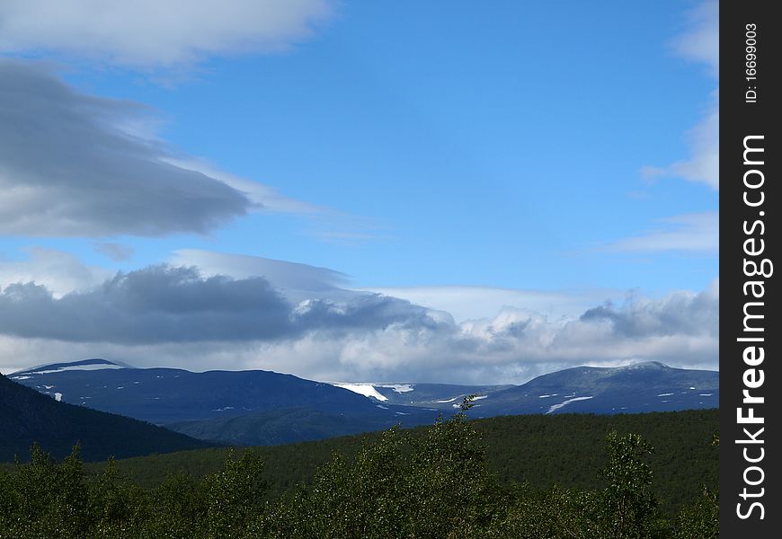 Somewhere between Kiruna and Abisko in Sweden. Somewhere between Kiruna and Abisko in Sweden