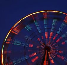 Spinning Carousel Royalty Free Stock Photography Spinning Carousel Royalty Free Stock Photography