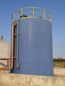 Storage Tank For Liquids Stock Photography