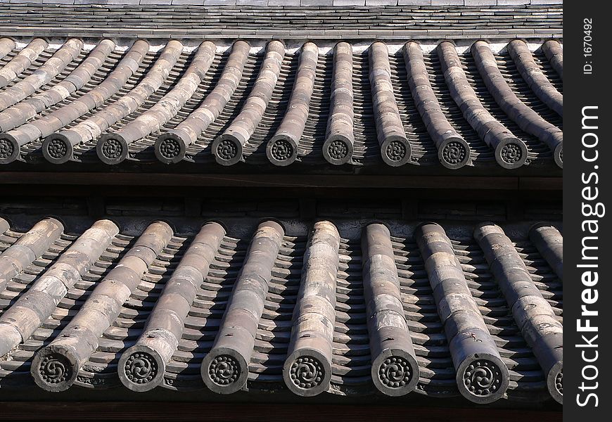 Traditional japanese roof