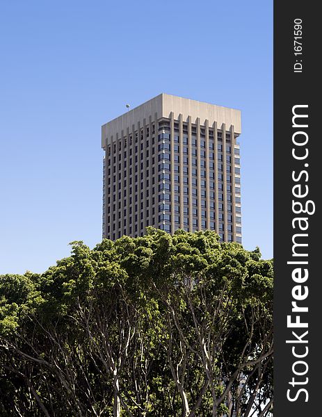 Tall Office Building, Urban Park, Sydney, Australia