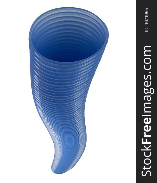 A pile of blue plastic cups for office coolers with clipping path. photoshop distortion. A pile of blue plastic cups for office coolers with clipping path. photoshop distortion