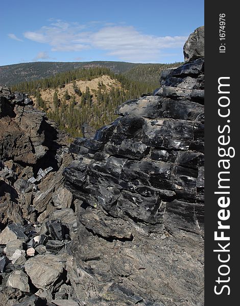 Big Obsidian Flow - Newberry National Volcanic Monument