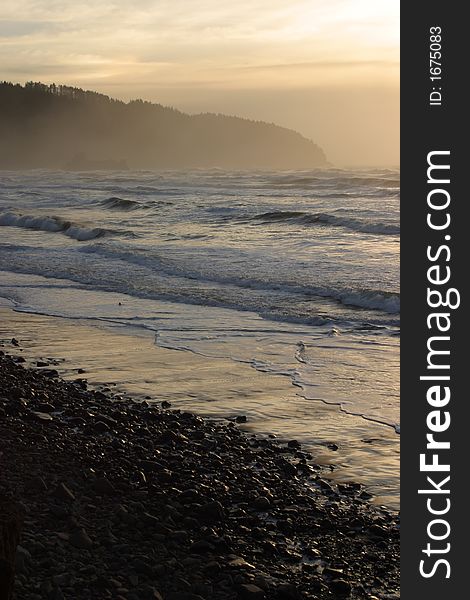 Sunset at Cape Lookout State Park. Sunset at Cape Lookout State Park