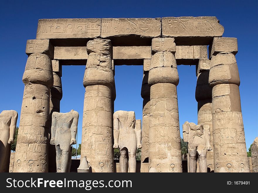 Karnak Temple Statues