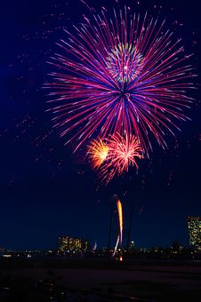 Beautiful Fireworks Display Royalty Free Stock Photo Beautiful Fireworks Display Royalty Free Stock Photo