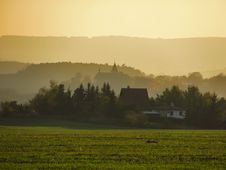 Village In Early Evening Royalty Free Stock Images Village In Early Evening Royalty Free Stock Images