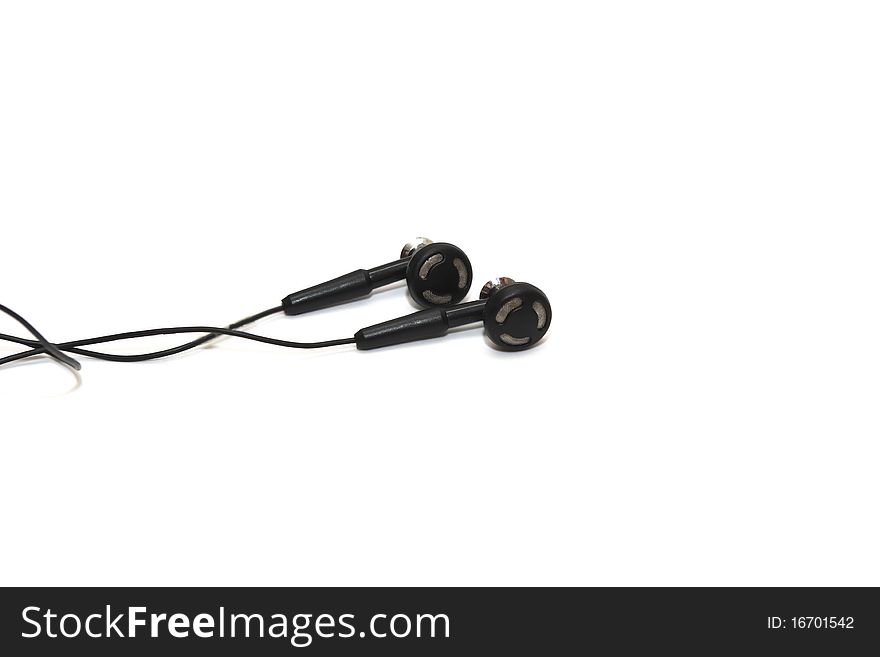 Photo of the headphones on white background. Photo of the headphones on white background