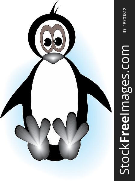 A black and white penguin. Looks sort of like a greyscale image. This is a vector so you can make it as big or as small as you want without loosing quality. A black and white penguin. Looks sort of like a greyscale image. This is a vector so you can make it as big or as small as you want without loosing quality.