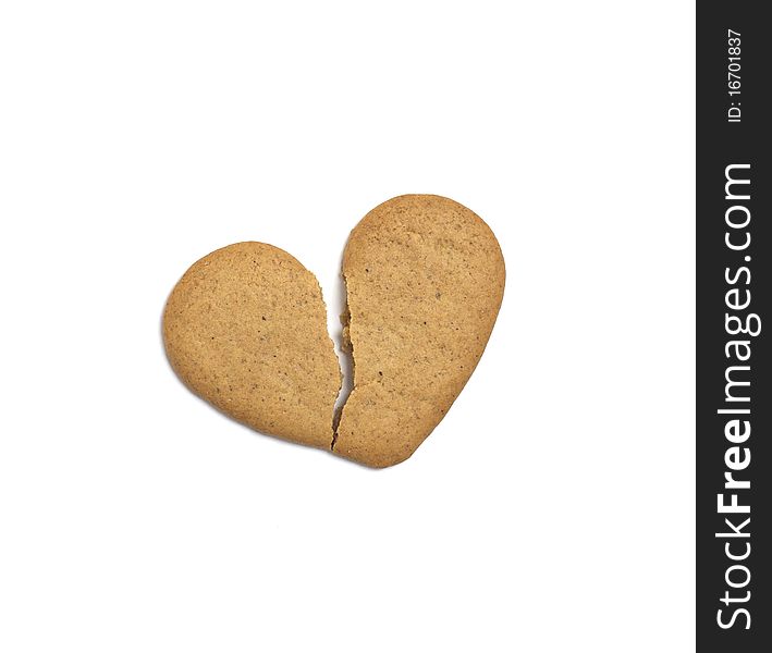 Ggingerbread Cookie Broken Heart