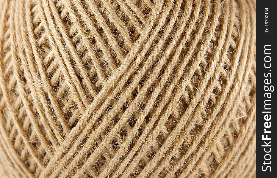 Close-up view of twine