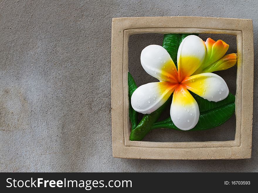 Flowers in Thailand, made from sandstone. Flowers in Thailand, made from sandstone.