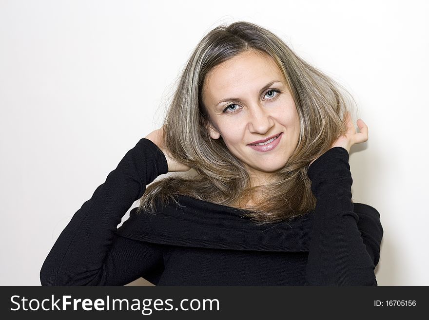 Attractive Smiling Woman Portrait