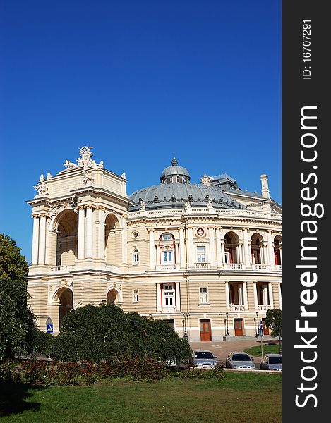 Opera and ballet theater. Odessa. Ukraine. Opera and ballet theater. Odessa. Ukraine