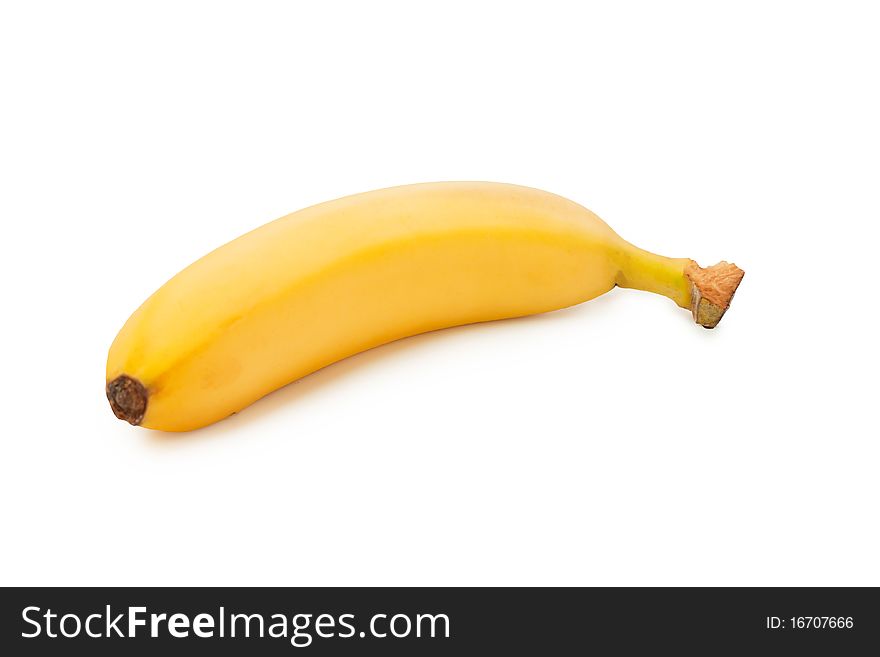 Banana isolated on white background. Banana isolated on white background