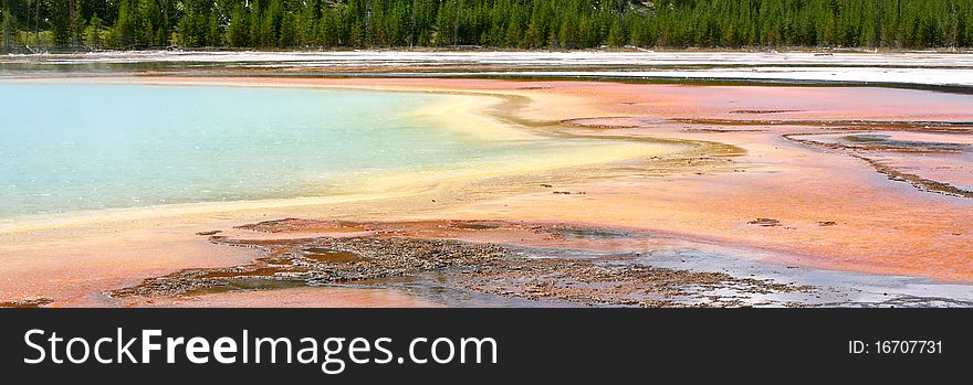 Landscapes Of Yellow Stone National Park