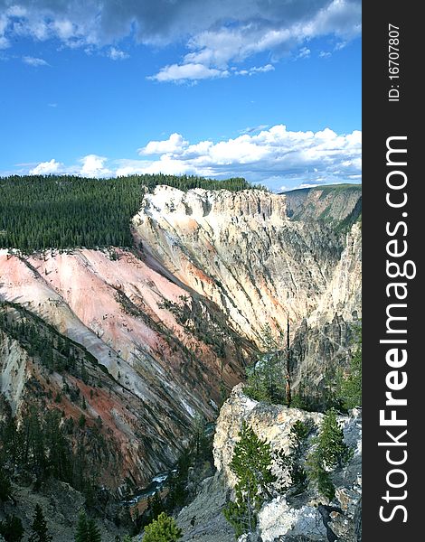 Grand Canyon Of Yellow Stone National Park