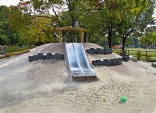Slide In Childrens Playground Royalty Free Stock Photos Slide In Childrens Playground Royalty Free Stock Photos