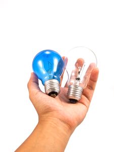 Lightbulb In Hand Stock Images Lightbulb In Hand Stock Images