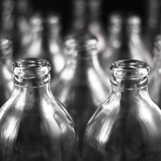 Empty Bottles Royalty Free Stock Image Empty Bottles Royalty Free Stock Image
