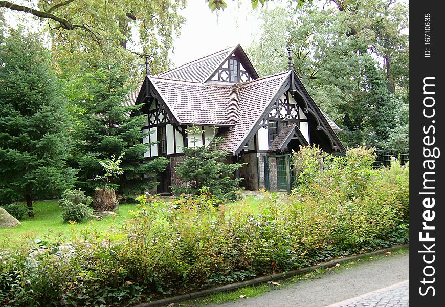 Wooden house in the forest. Wooden house in the forest