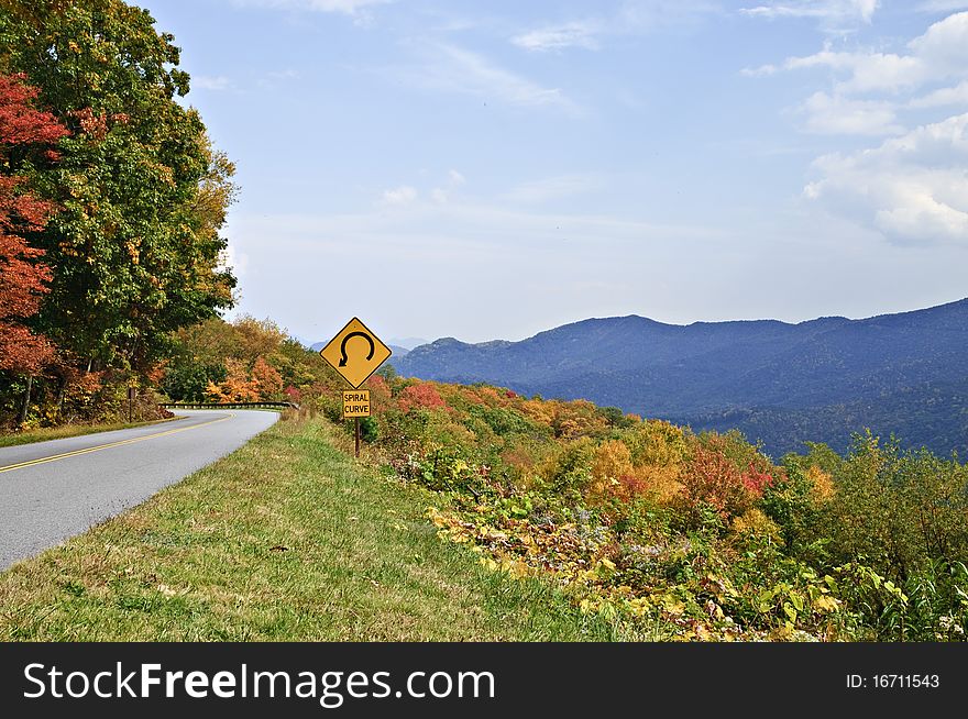 A unique sign on the Blue Ridge Highway. A unique sign on the Blue Ridge Highway.