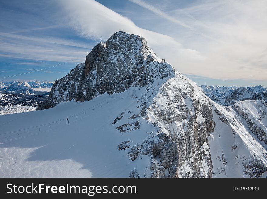 The View From The Observation Deck Dachstein . Aus