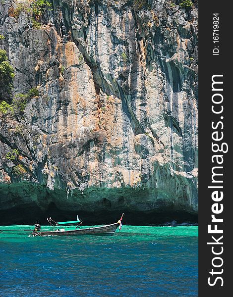 Boat in the sea in Thailand