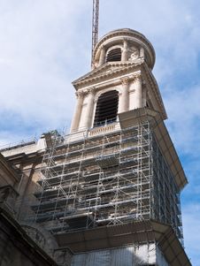 Paris And Church Restoration Stock Images Paris And Church Restoration Stock Images