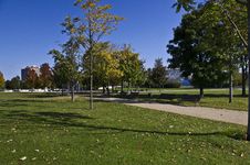 Park In Autumn Royalty Free Stock Image Park In Autumn Royalty Free Stock Image
