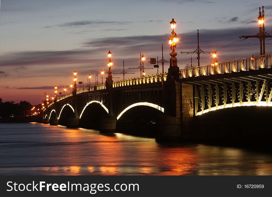 Saint-Petersburg. Bridge