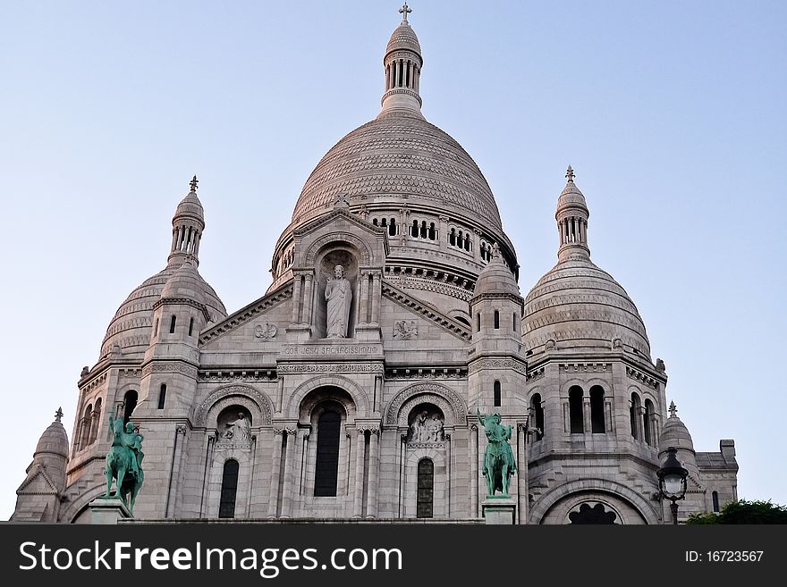 Sacre Coeur Church In Paris France