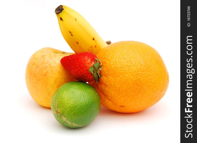 Collection fruits in daily meal