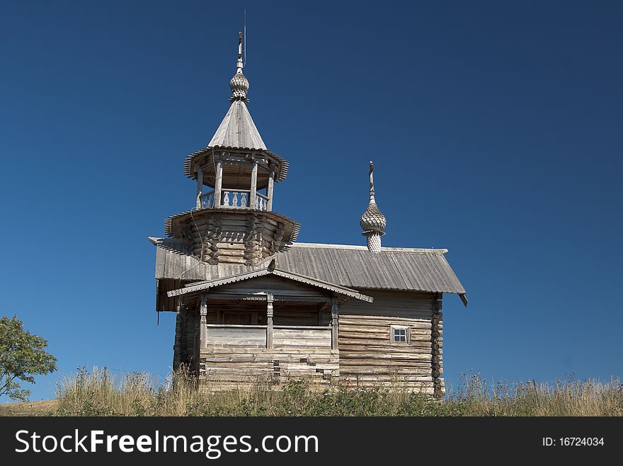 Old wooden chapel. Kizhi Island