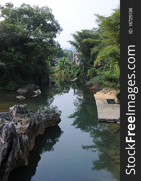 A beautiful Rural Scenery,in China.